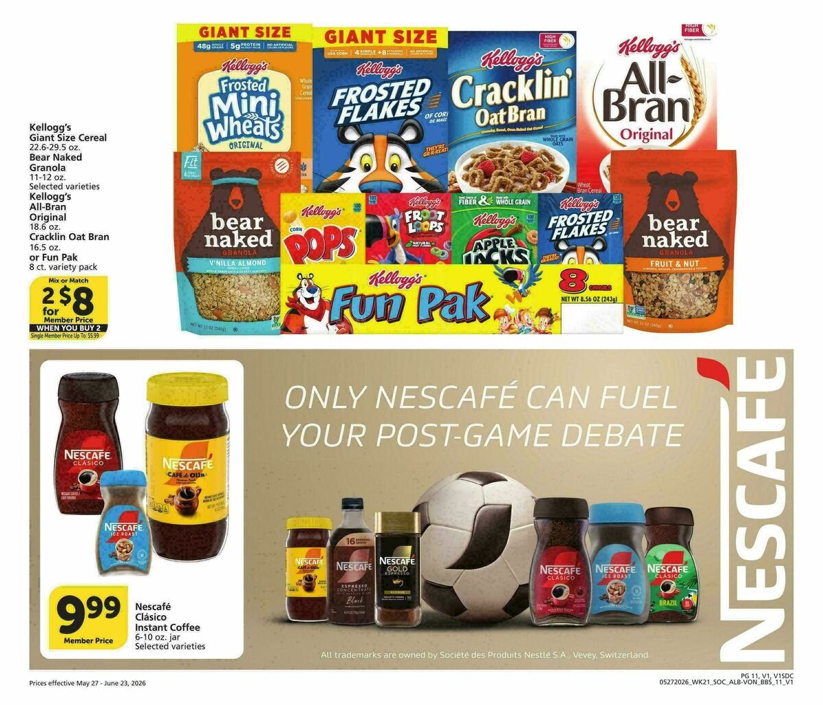 Vons Big Book of Savings Weekly Ad from May 27