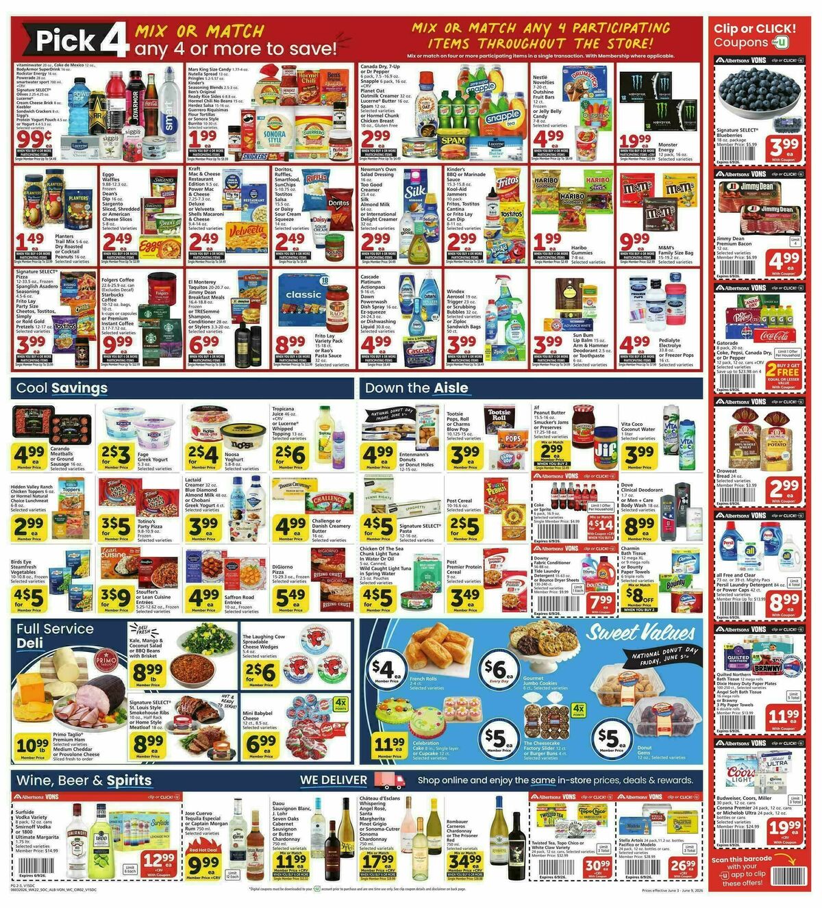Vons Weekly Ad from June 3