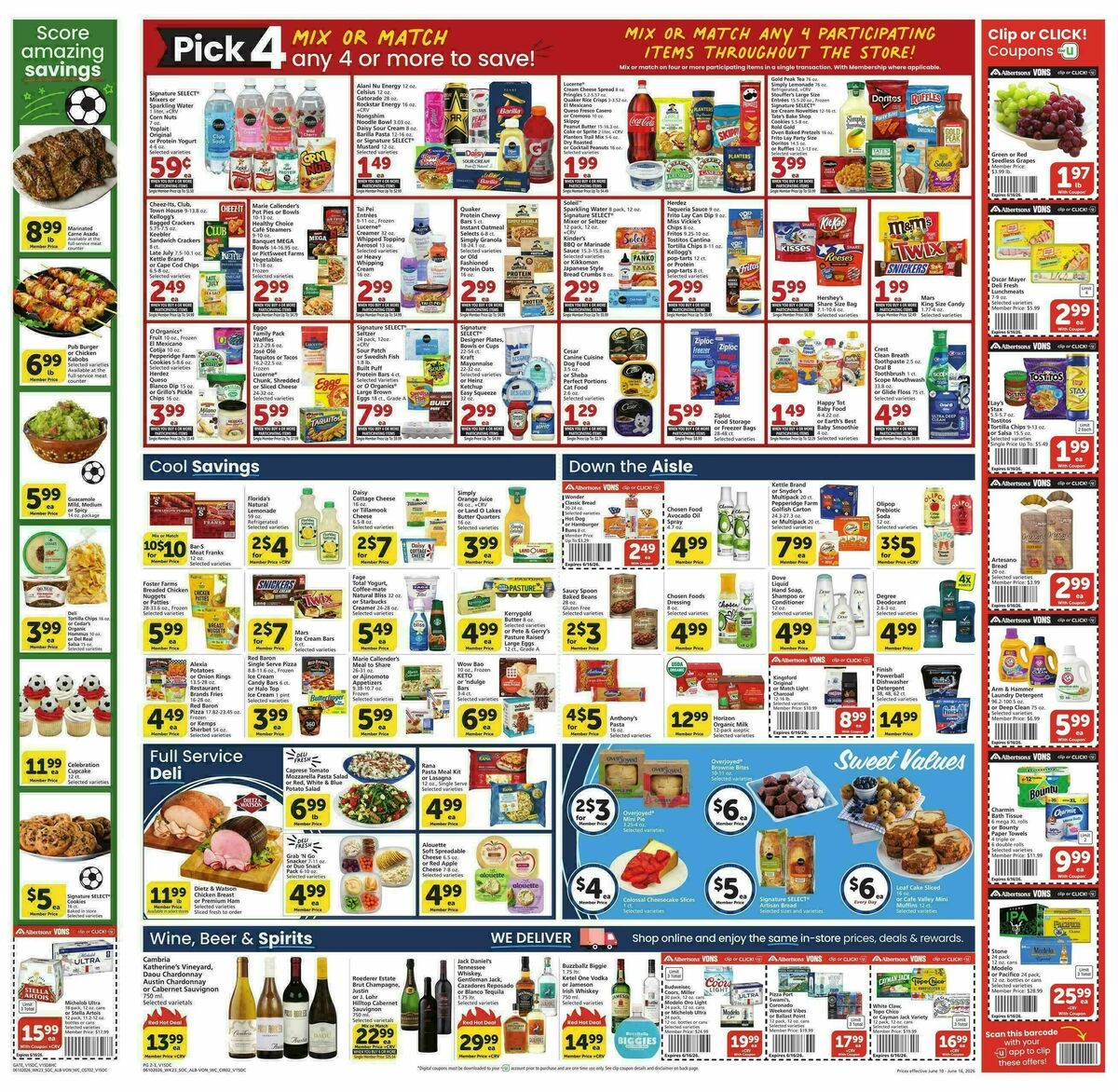 Vons Weekly Ad from June 10