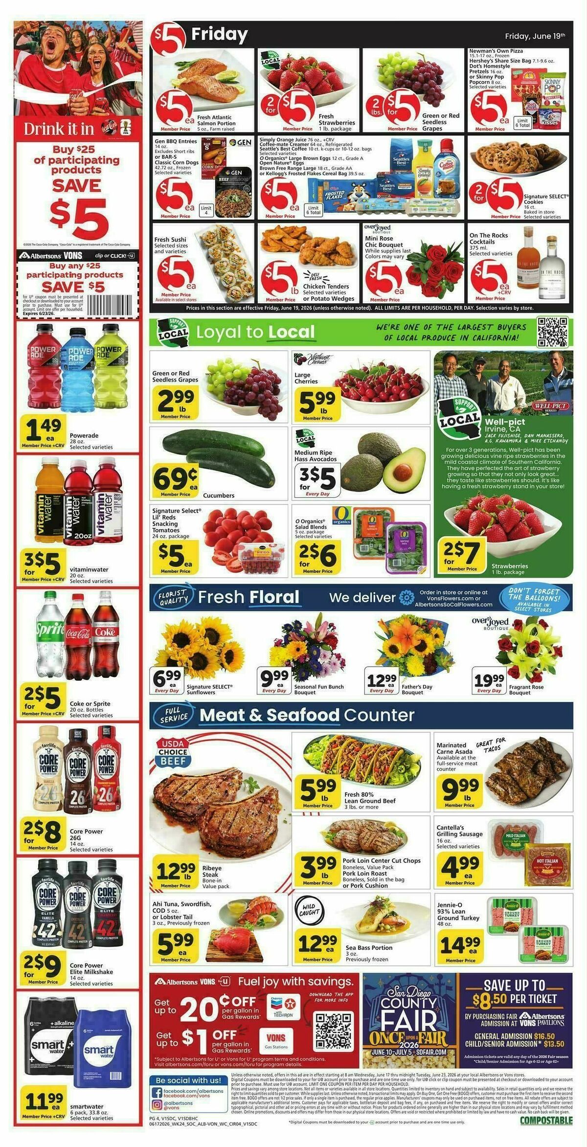 Vons Weekly Ad from June 17