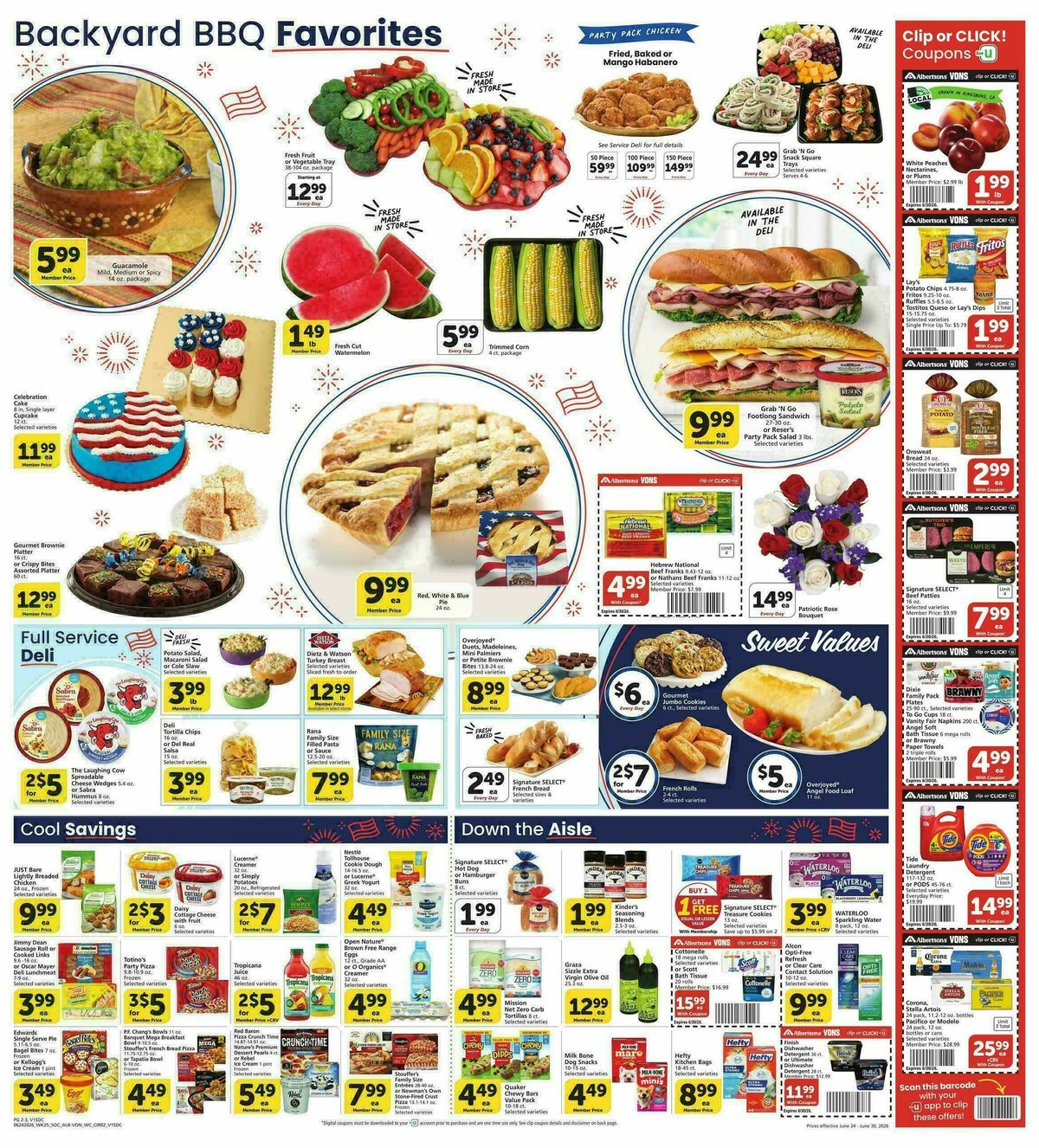 Vons Weekly Ad from June 24