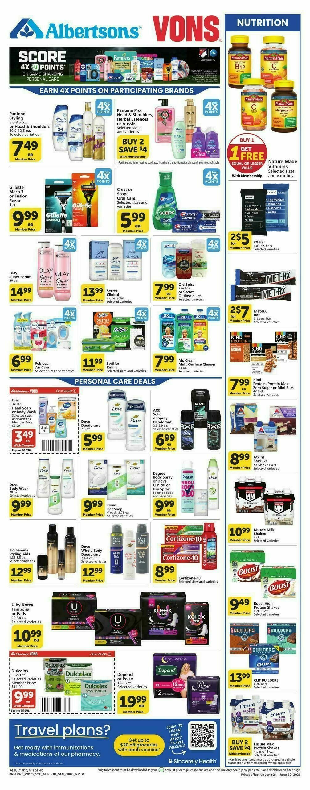 Vons Weekly Ad from June 24