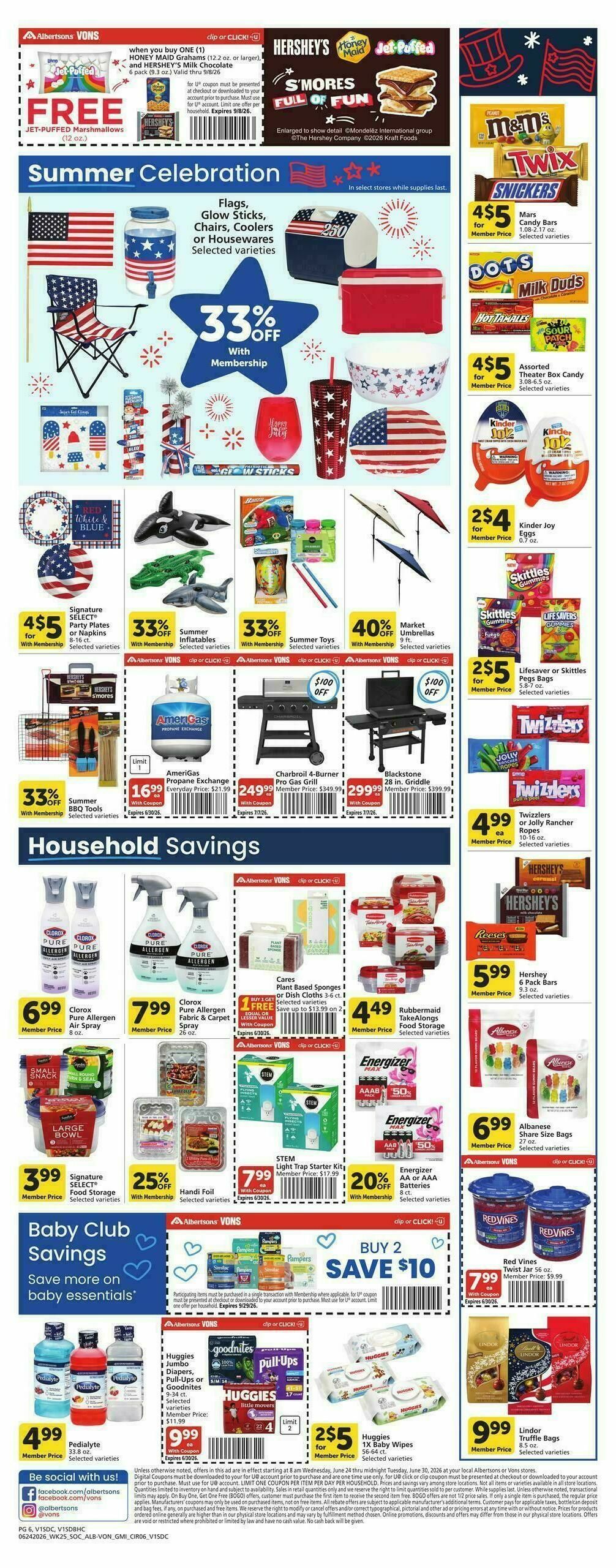 Vons Weekly Ad from June 24