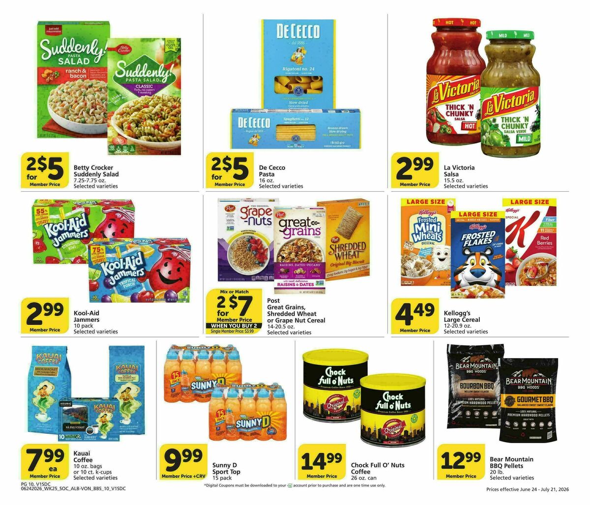 Vons Big Book of Savings Weekly Ad from June 24