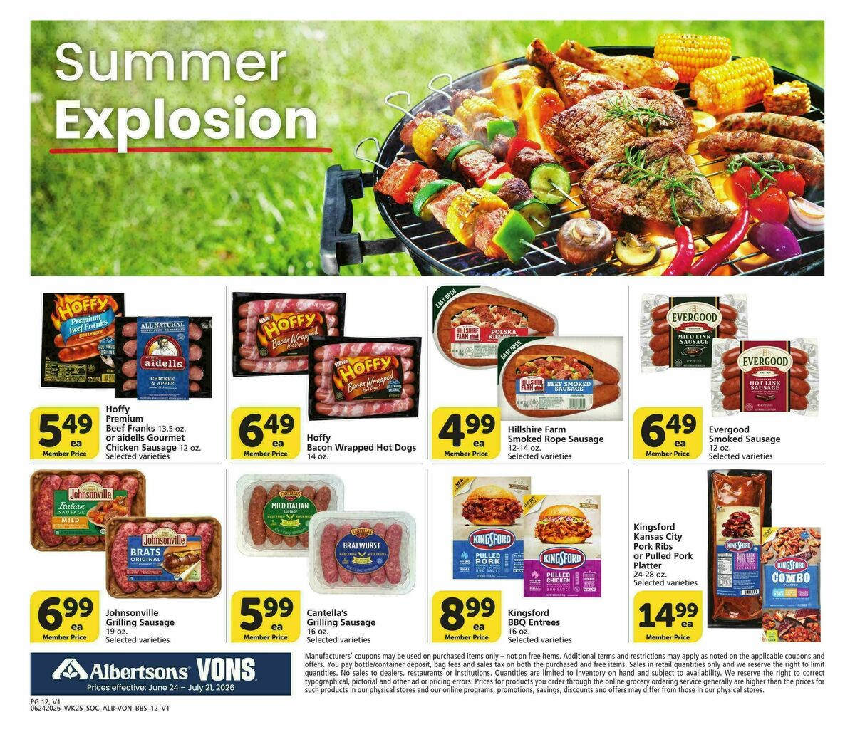 Vons Big Book of Savings Weekly Ad from June 24