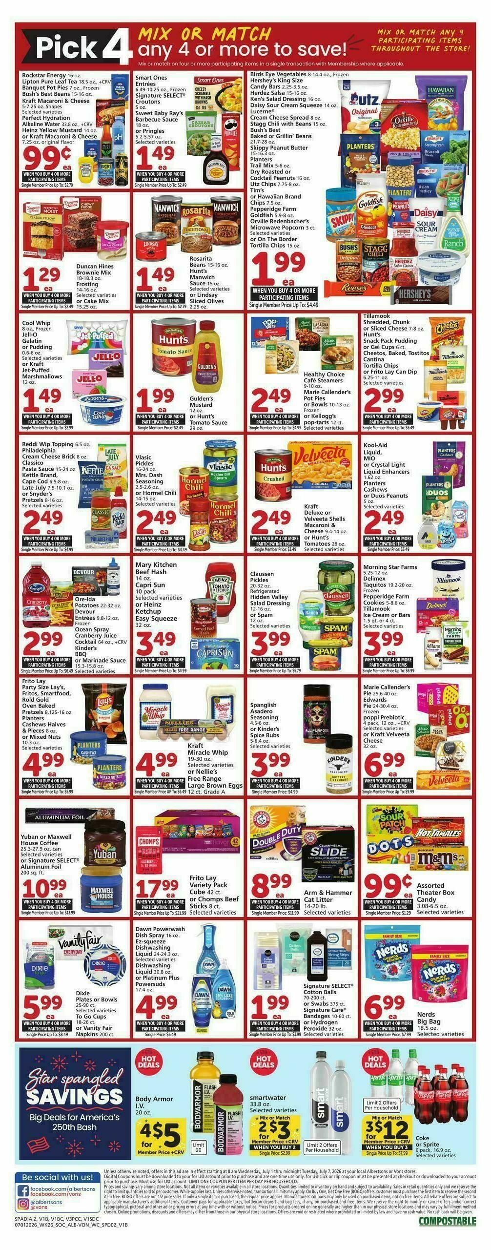 Vons Weekly Ad from July 1