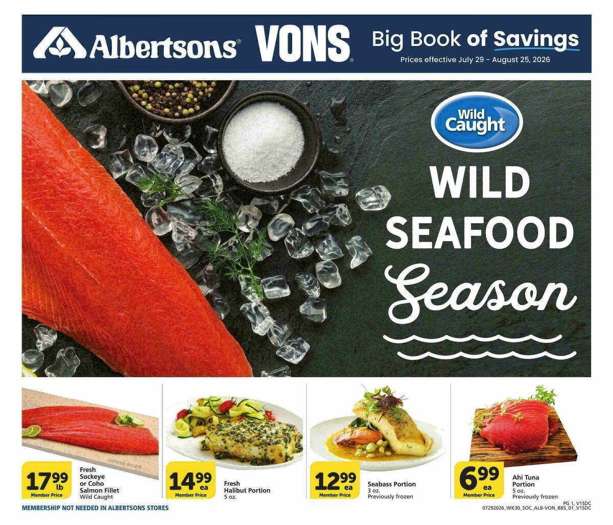 Vons Big Book of Savings Weekly Ad from July 29