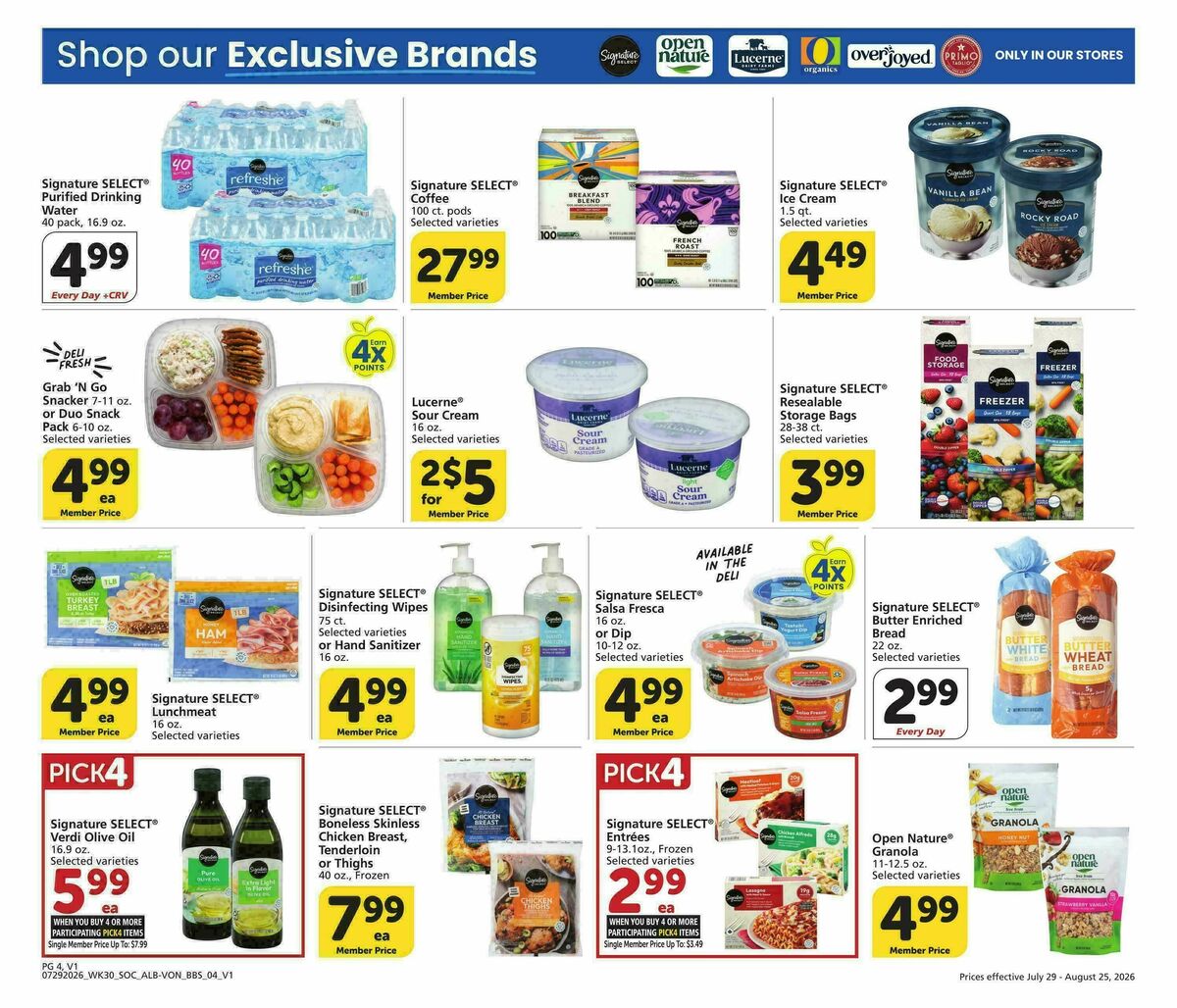 Vons Big Book of Savings Weekly Ad from July 29
