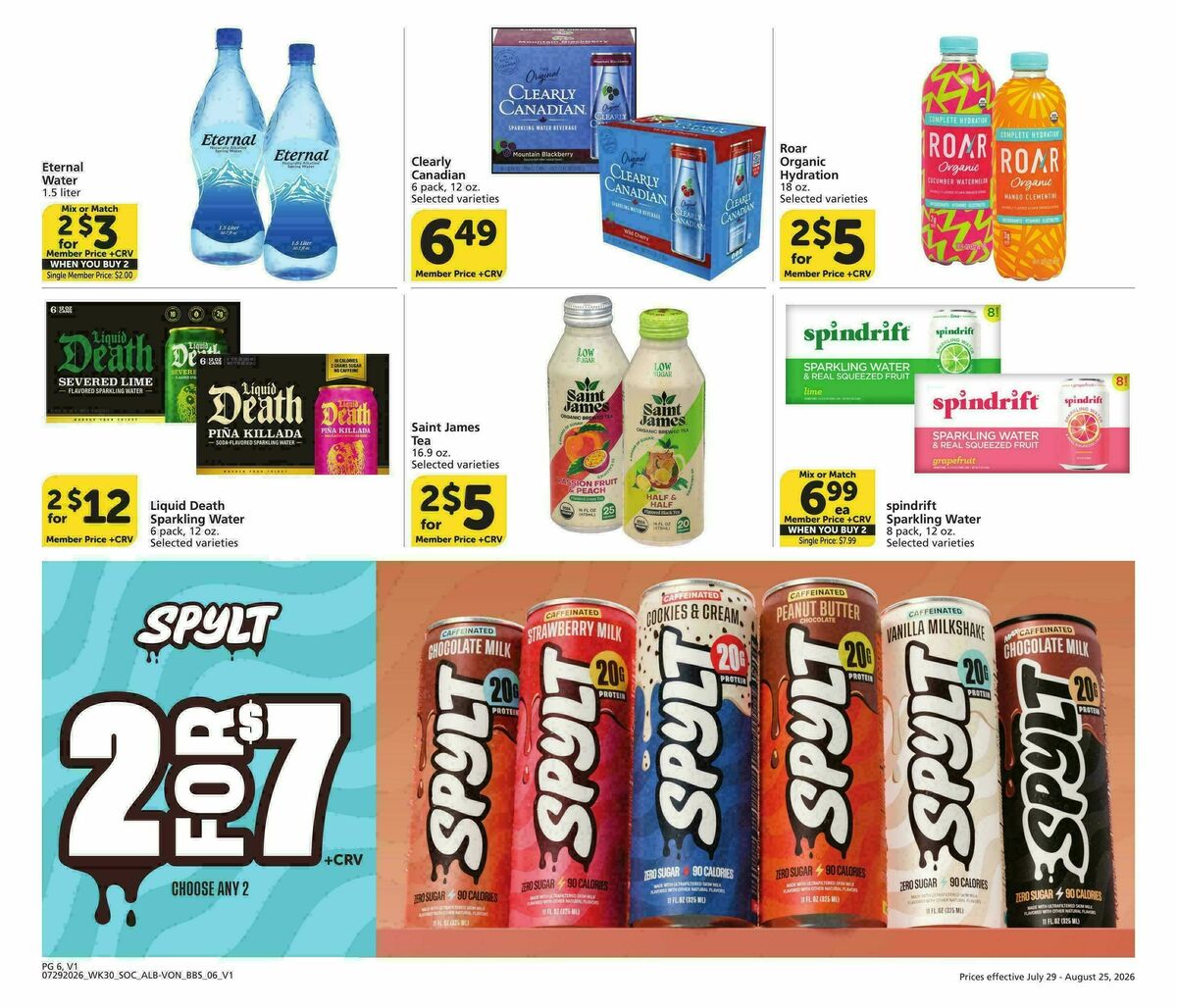 Vons Big Book of Savings Weekly Ad from July 29