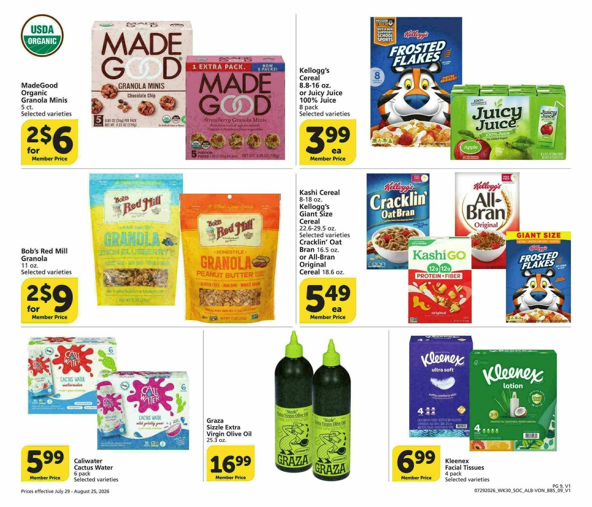 Vons Big Book of Savings Weekly Ad from July 29