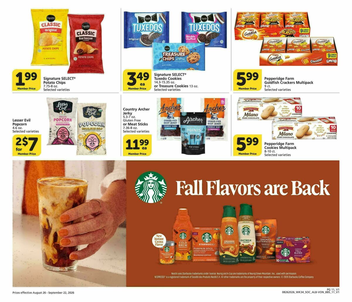 Vons Big Book of Savings Weekly Ad from August 26