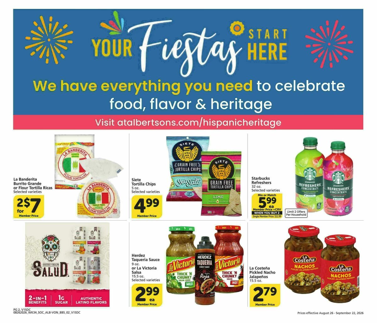 Vons Big Book of Savings Weekly Ad from August 26