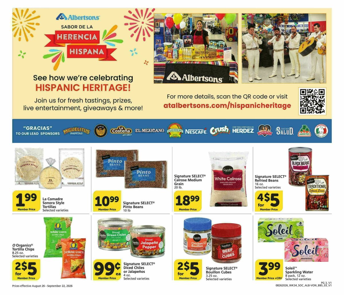 Vons Big Book of Savings Weekly Ad from August 26