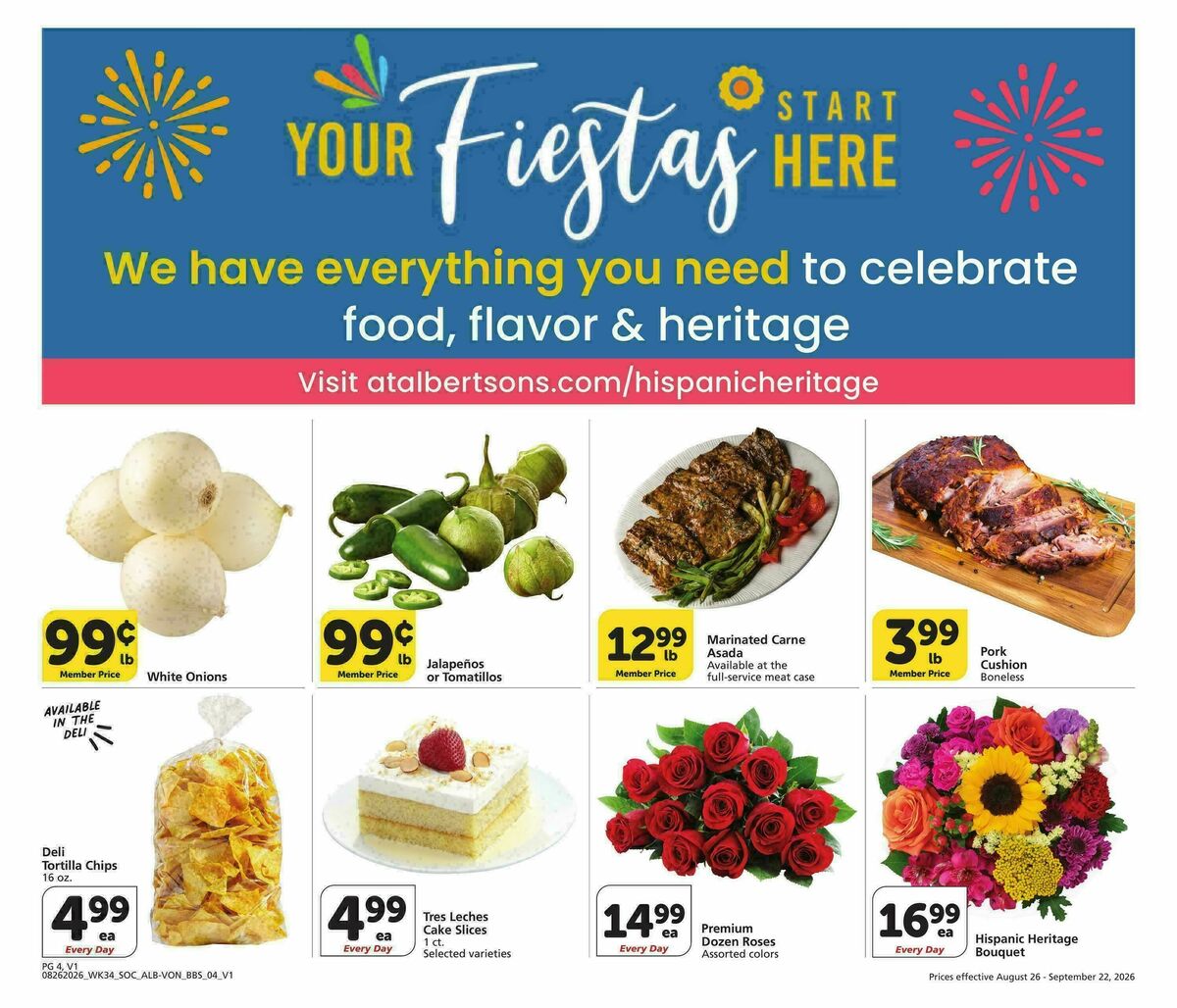 Vons Big Book of Savings Weekly Ad from August 26