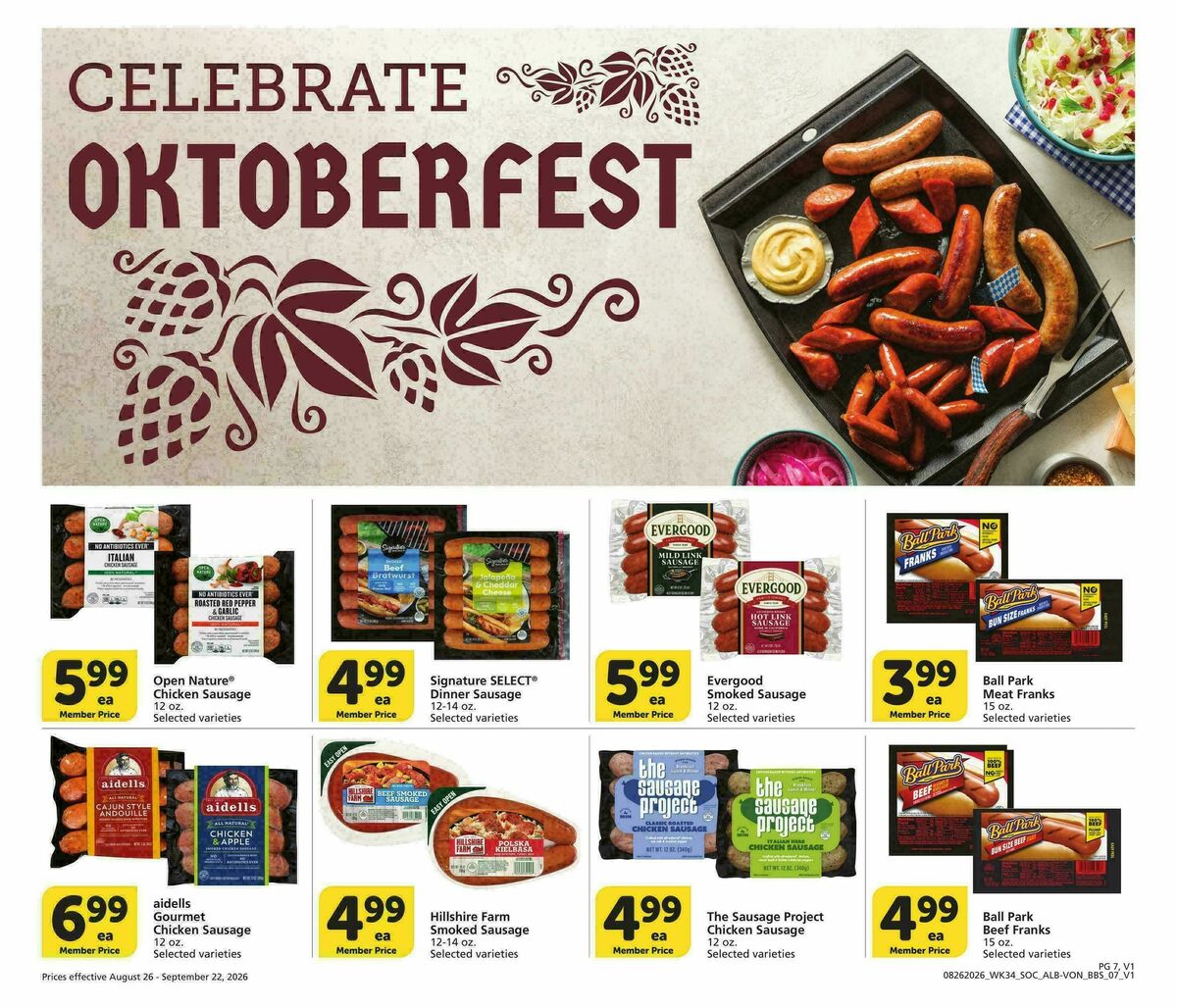 Vons Big Book of Savings Weekly Ad from August 26