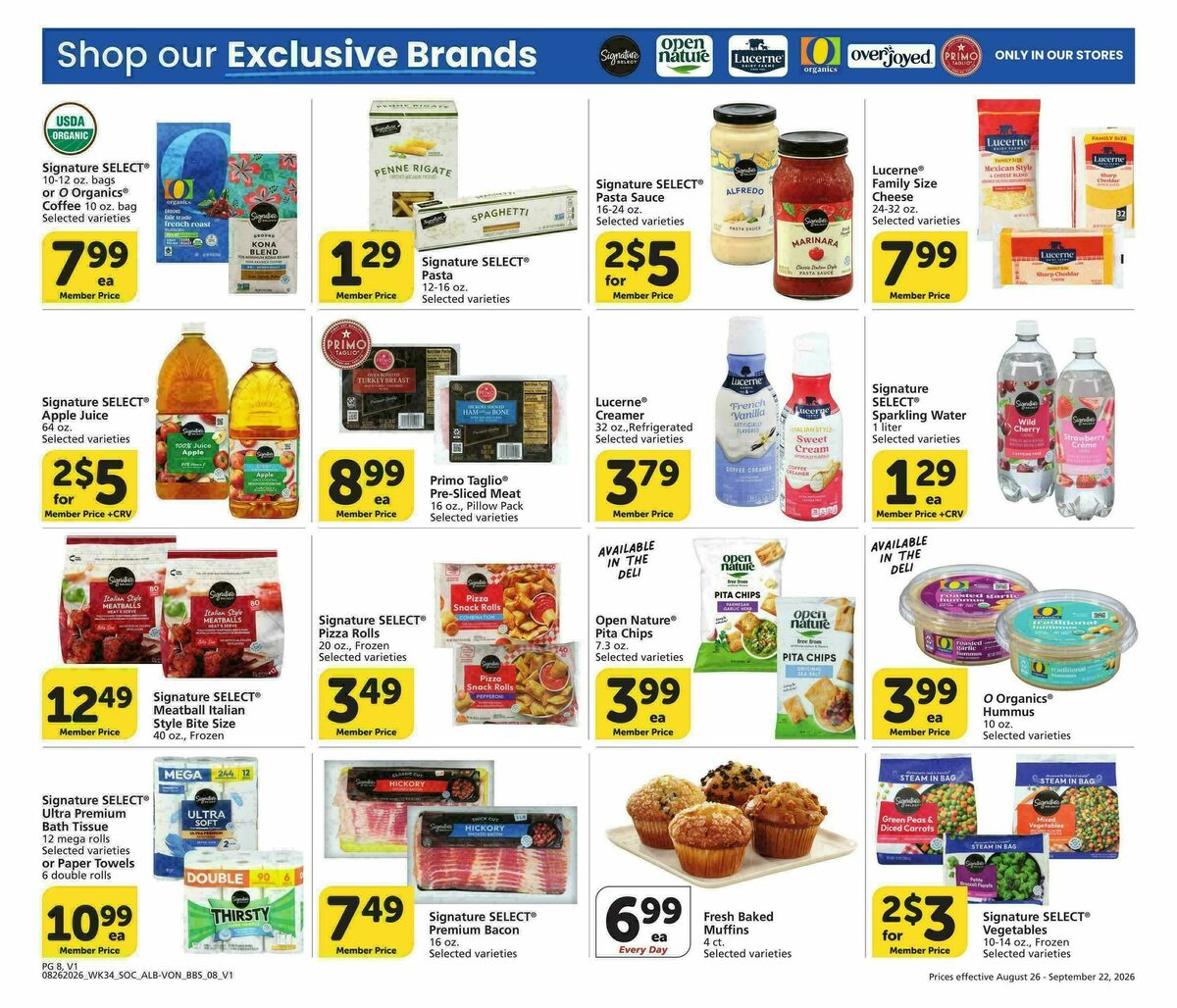Vons Big Book of Savings Weekly Ad from August 26
