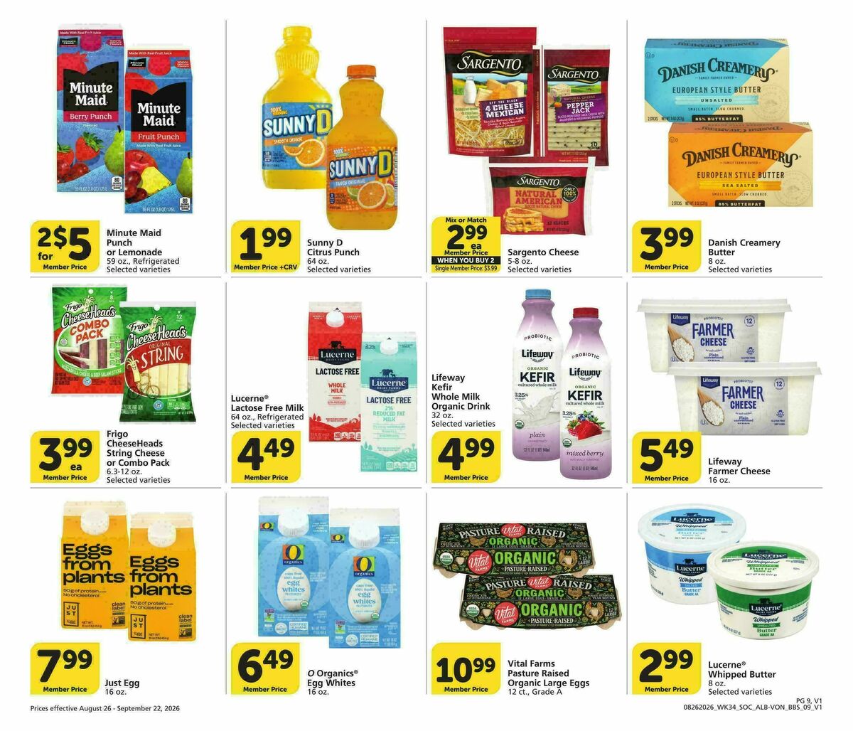 Vons Big Book of Savings Weekly Ad from August 26
