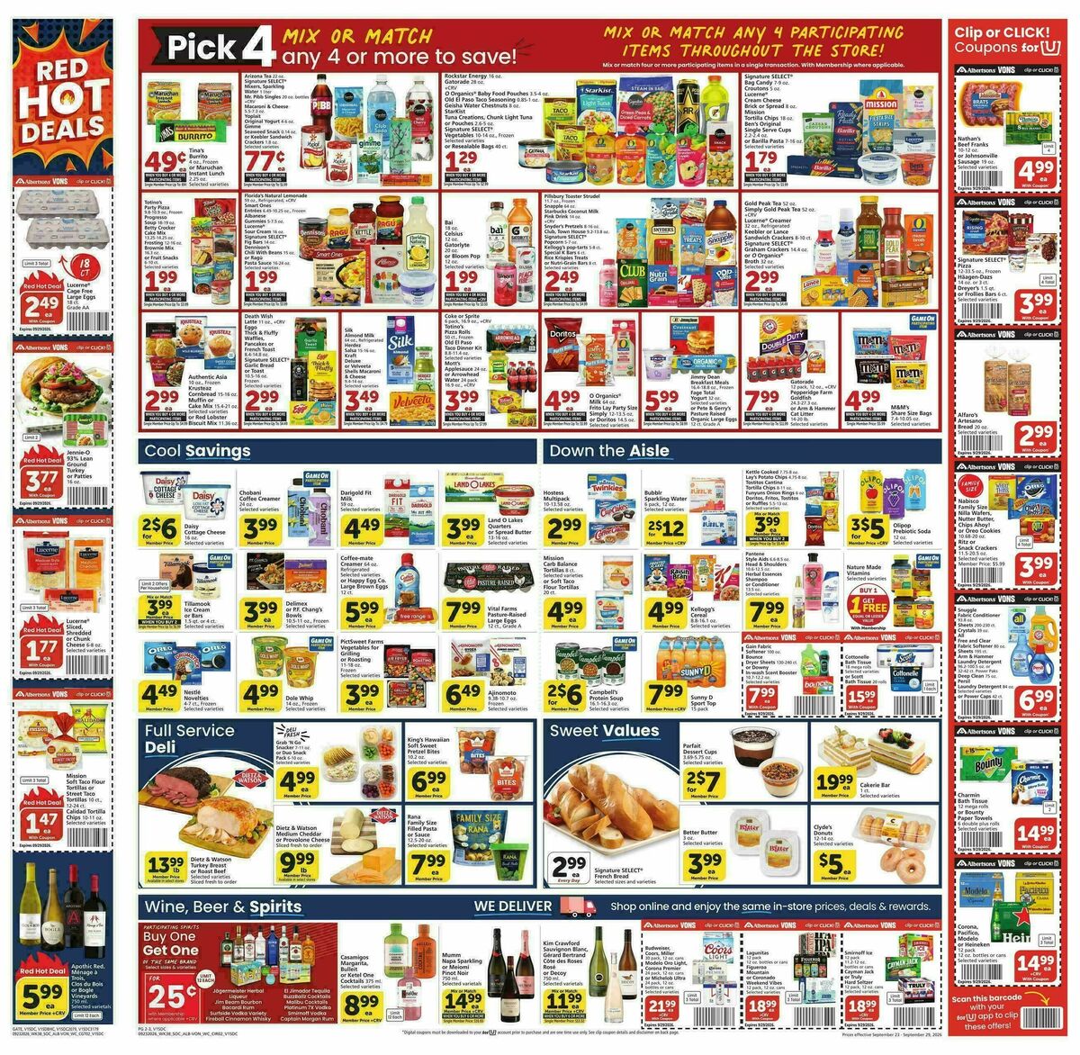 Vons Weekly Ad from September 23