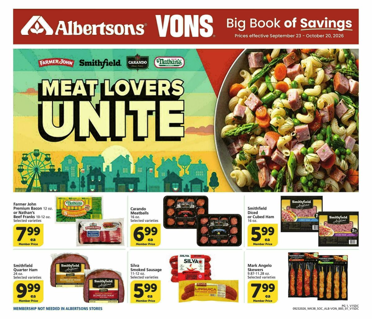 Vons Big Book of Savings Weekly Ad from September 23