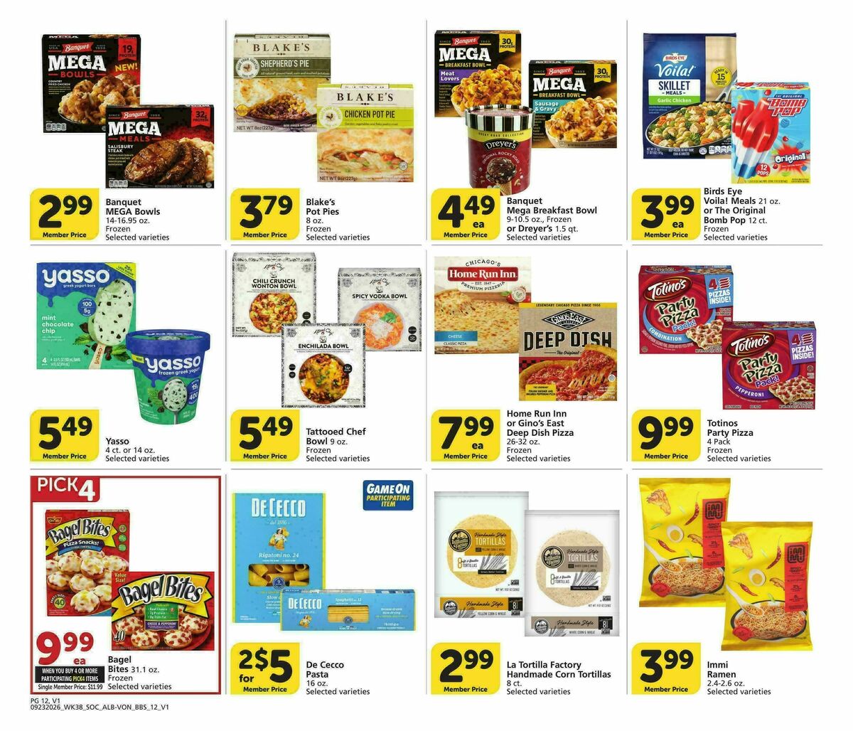 Vons Big Book of Savings Weekly Ad from September 23