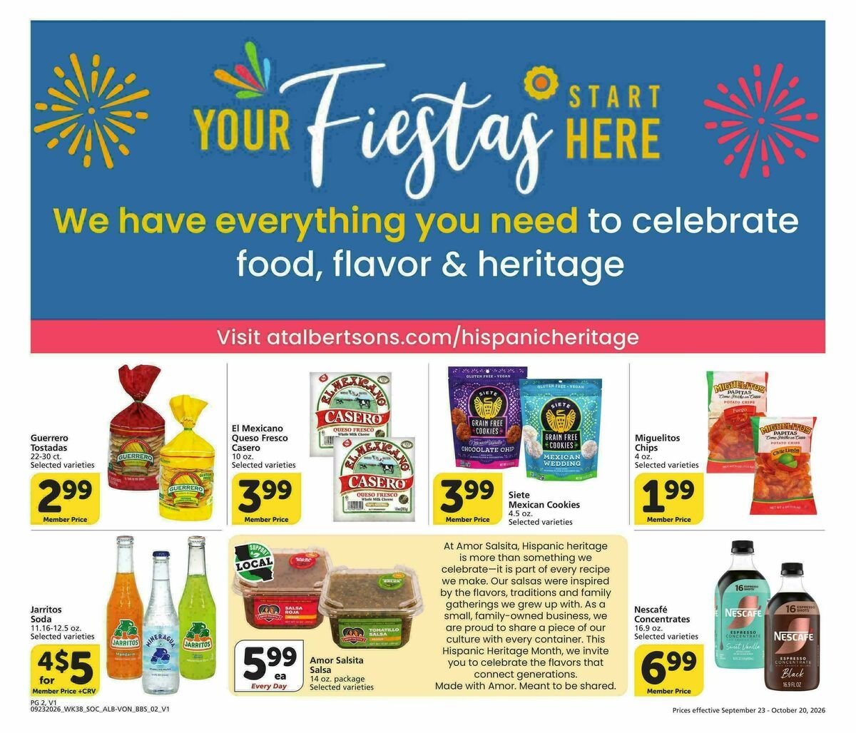 Vons Big Book of Savings Weekly Ad from September 23
