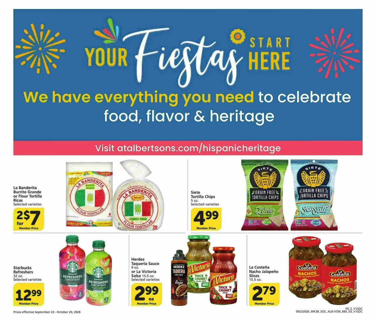 Vons Big Book of Savings Weekly Ad from September 23