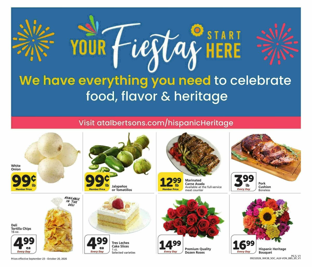 Vons Big Book of Savings Weekly Ad from September 23