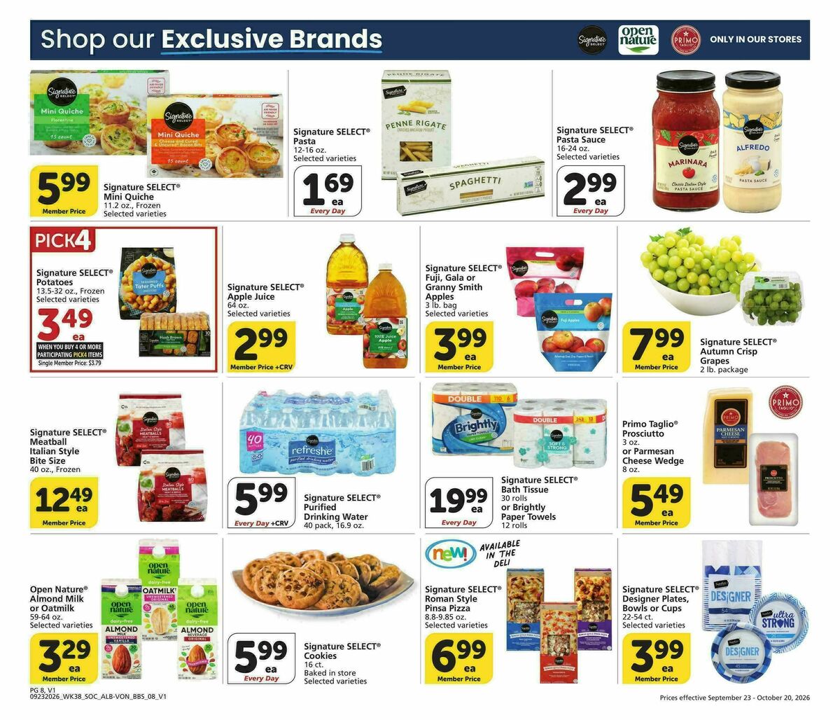 Vons Big Book of Savings Weekly Ad from September 23
