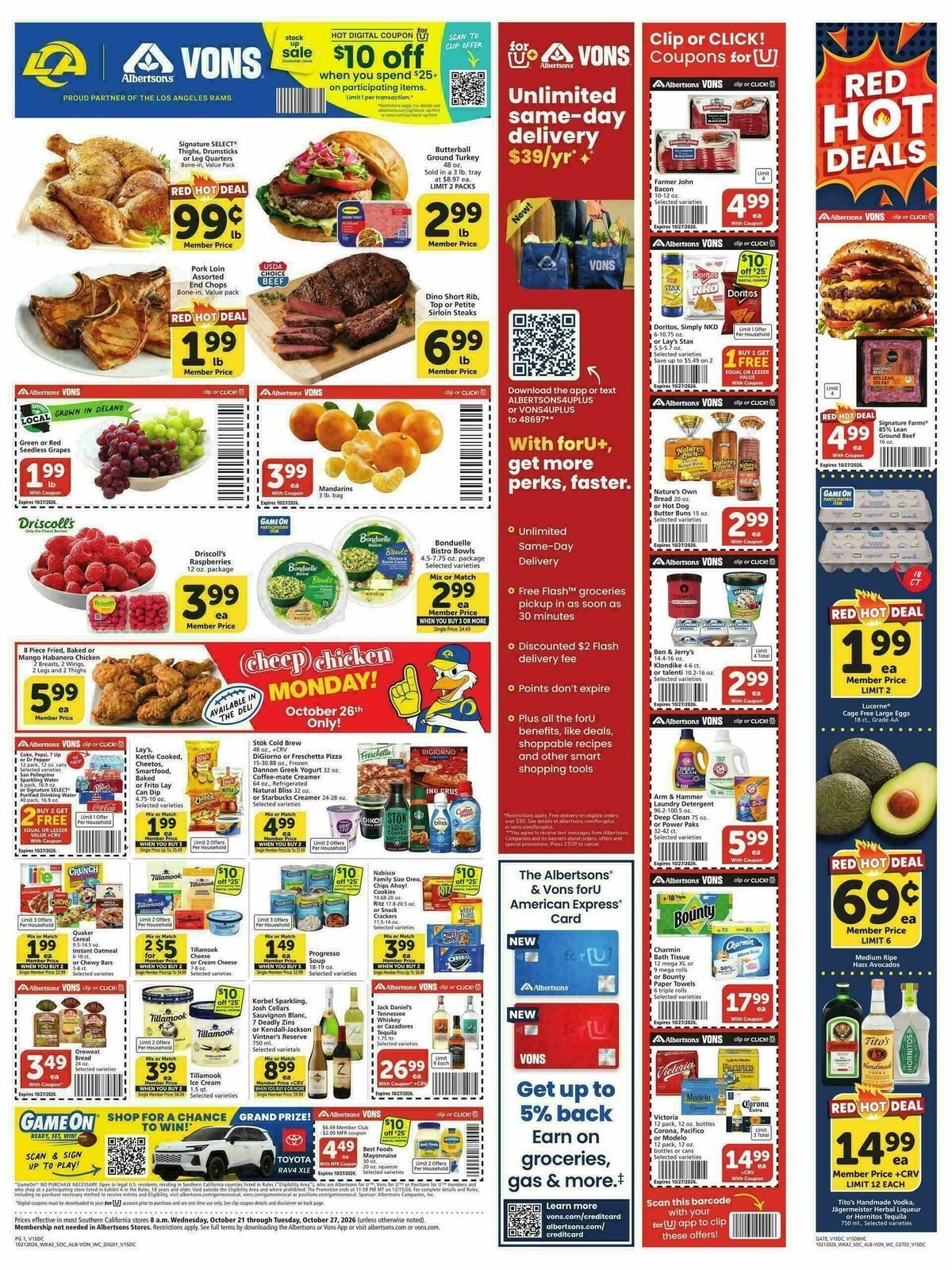 Vons Weekly Ad from October 21