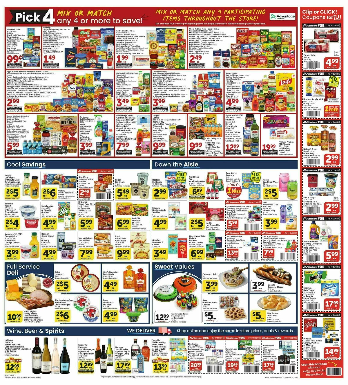 Vons Weekly Ad from October 21