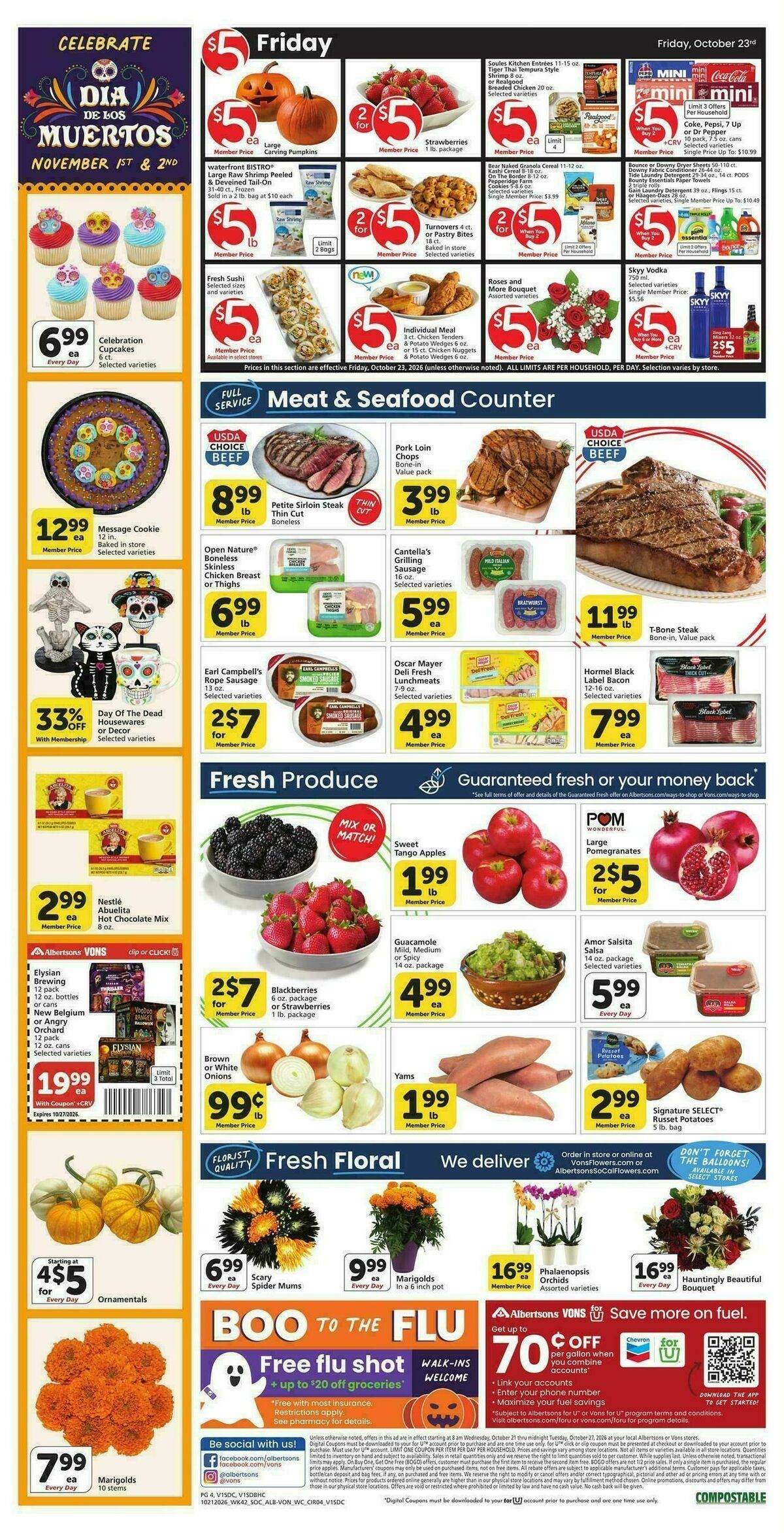 Vons Weekly Ad from October 21