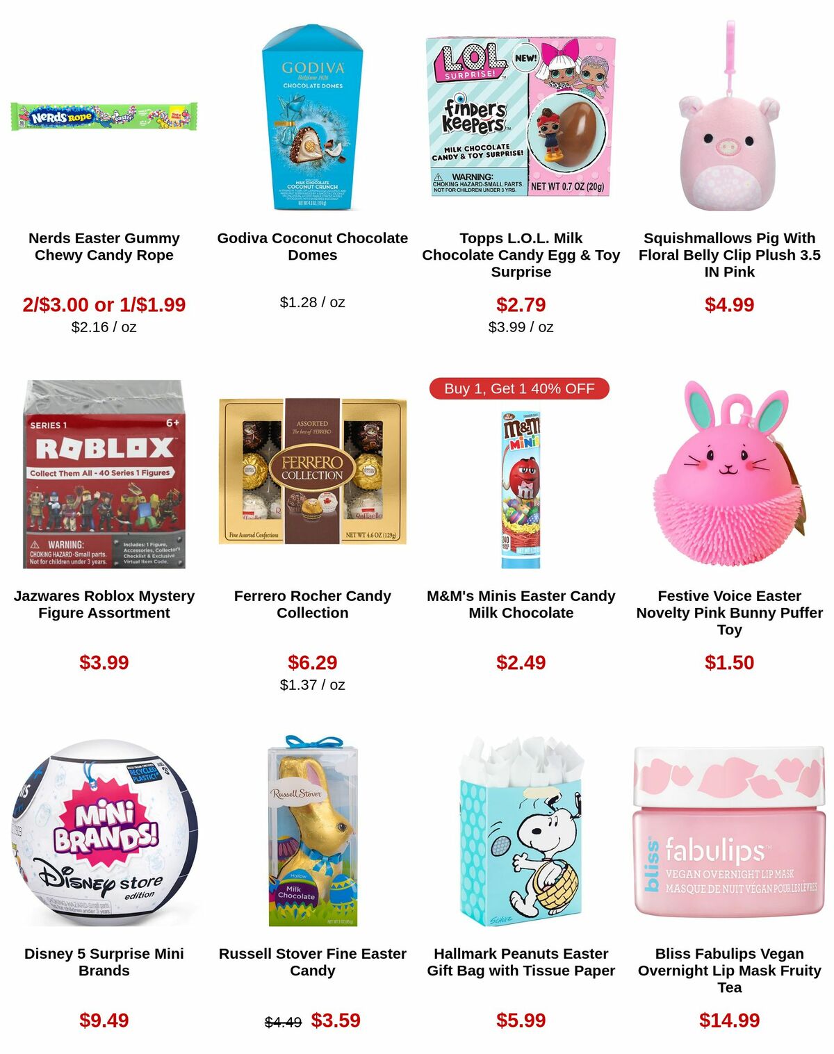 Walgreens Easter Weekly Ad from March 26