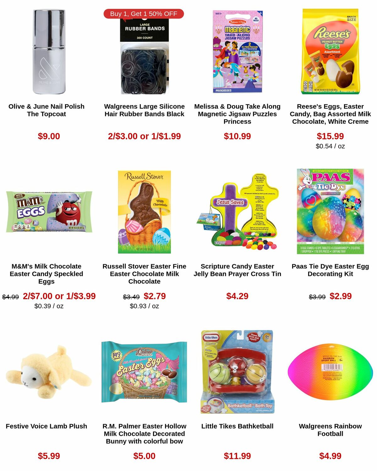 Walgreens Easter Weekly Ad from March 26