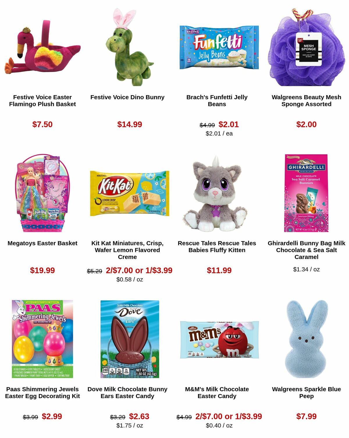 Walgreens Easter Weekly Ad from March 26