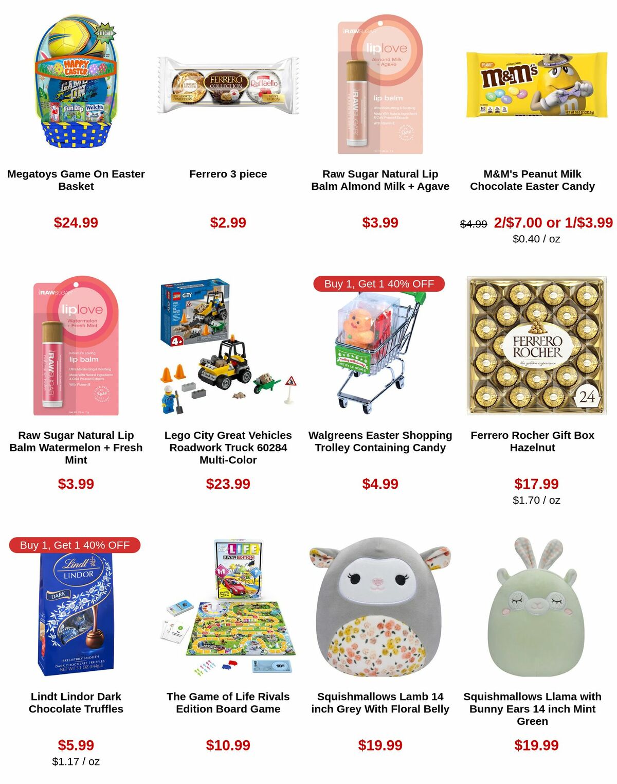 Walgreens Easter Weekly Ad from March 26