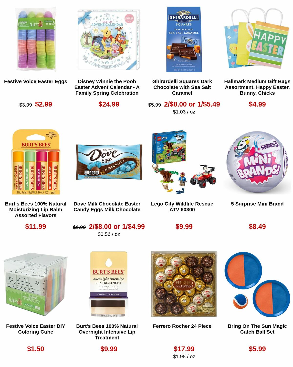Walgreens Easter Weekly Ad from March 26