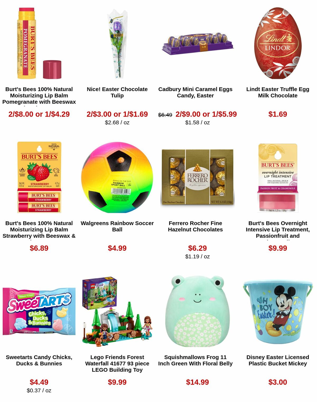 Walgreens Easter Weekly Ad from March 26