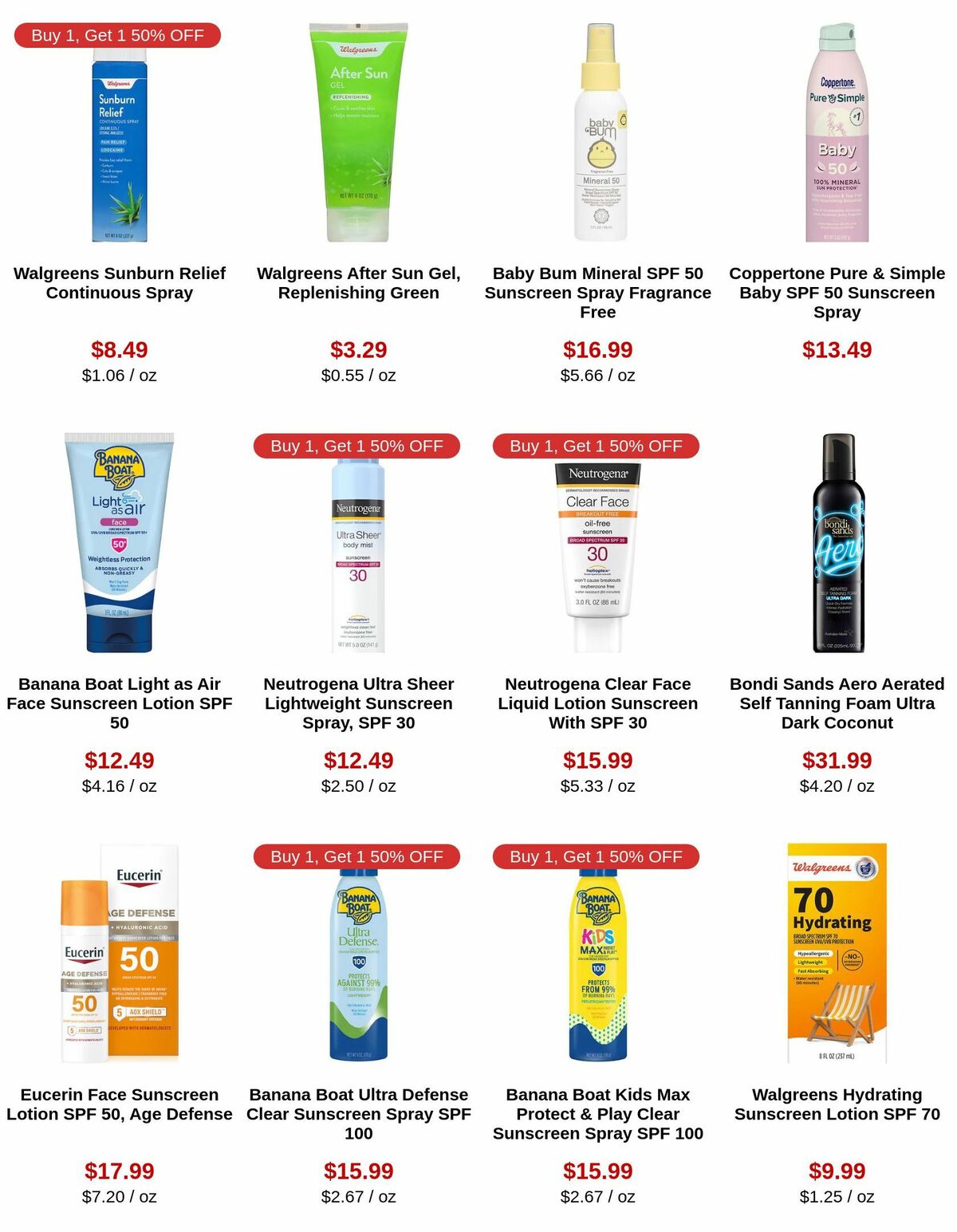 Walgreens Weekly Ad from June 25
