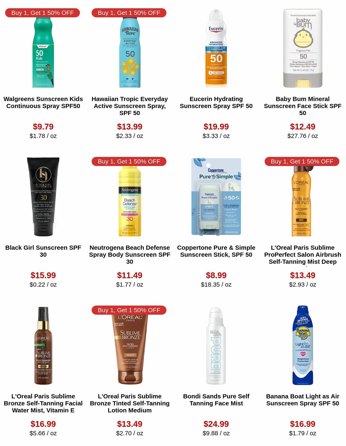 Walgreens Weekly Ad from June 25