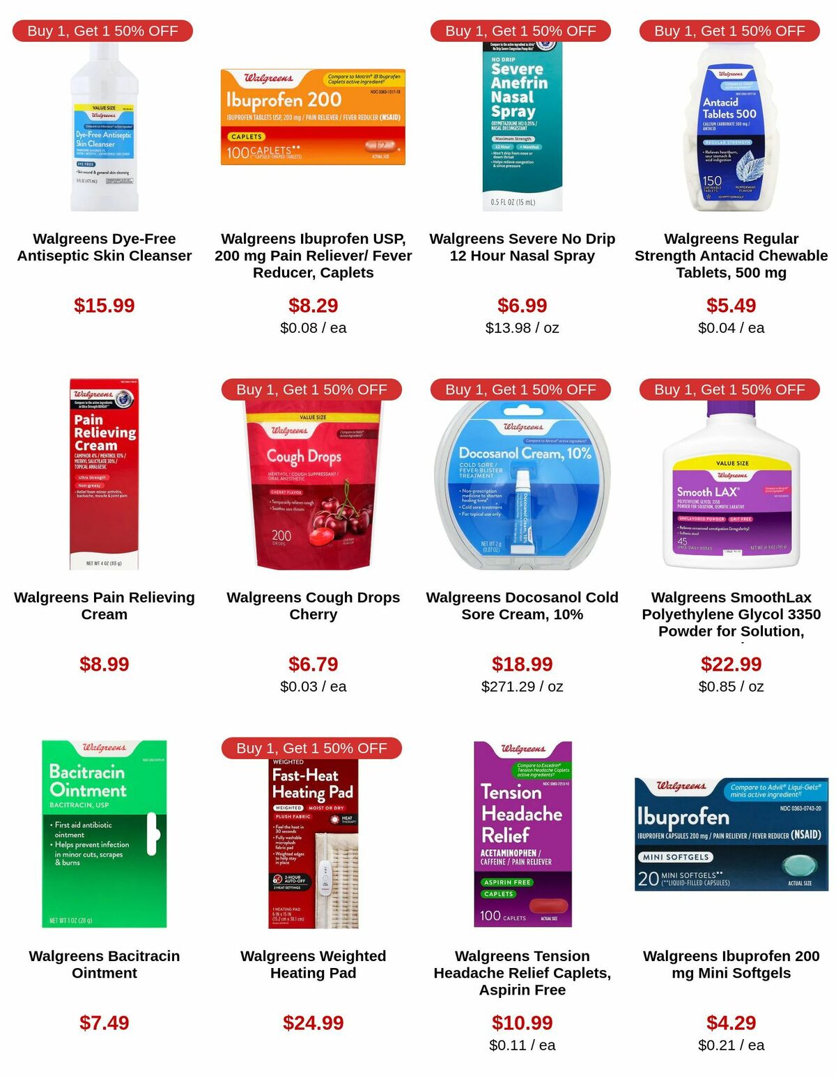 Walgreens Weekly Ad from July 19