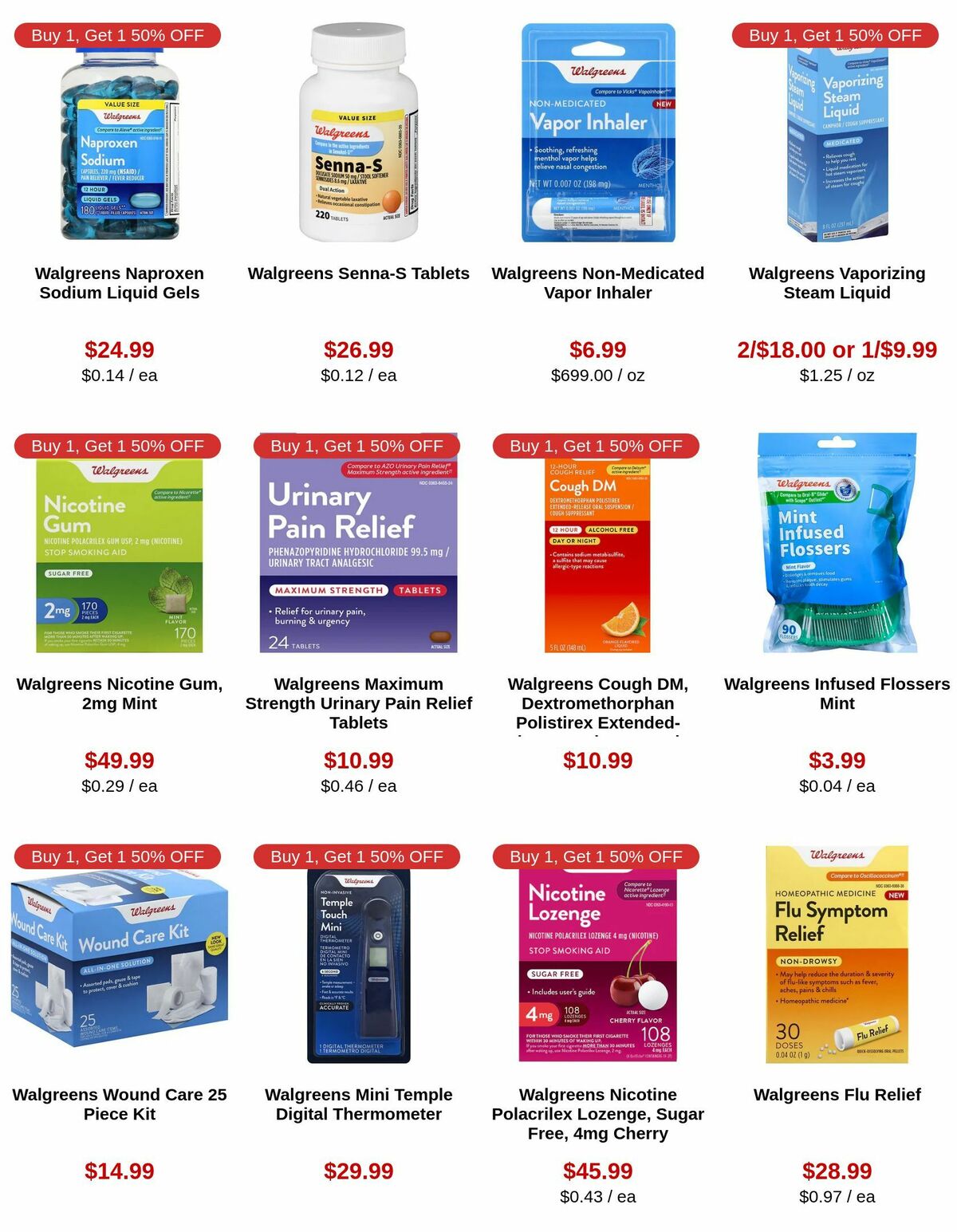 Walgreens Weekly Ad from July 19