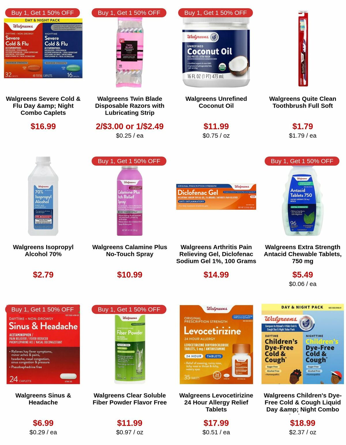 Walgreens Weekly Ad from July 19