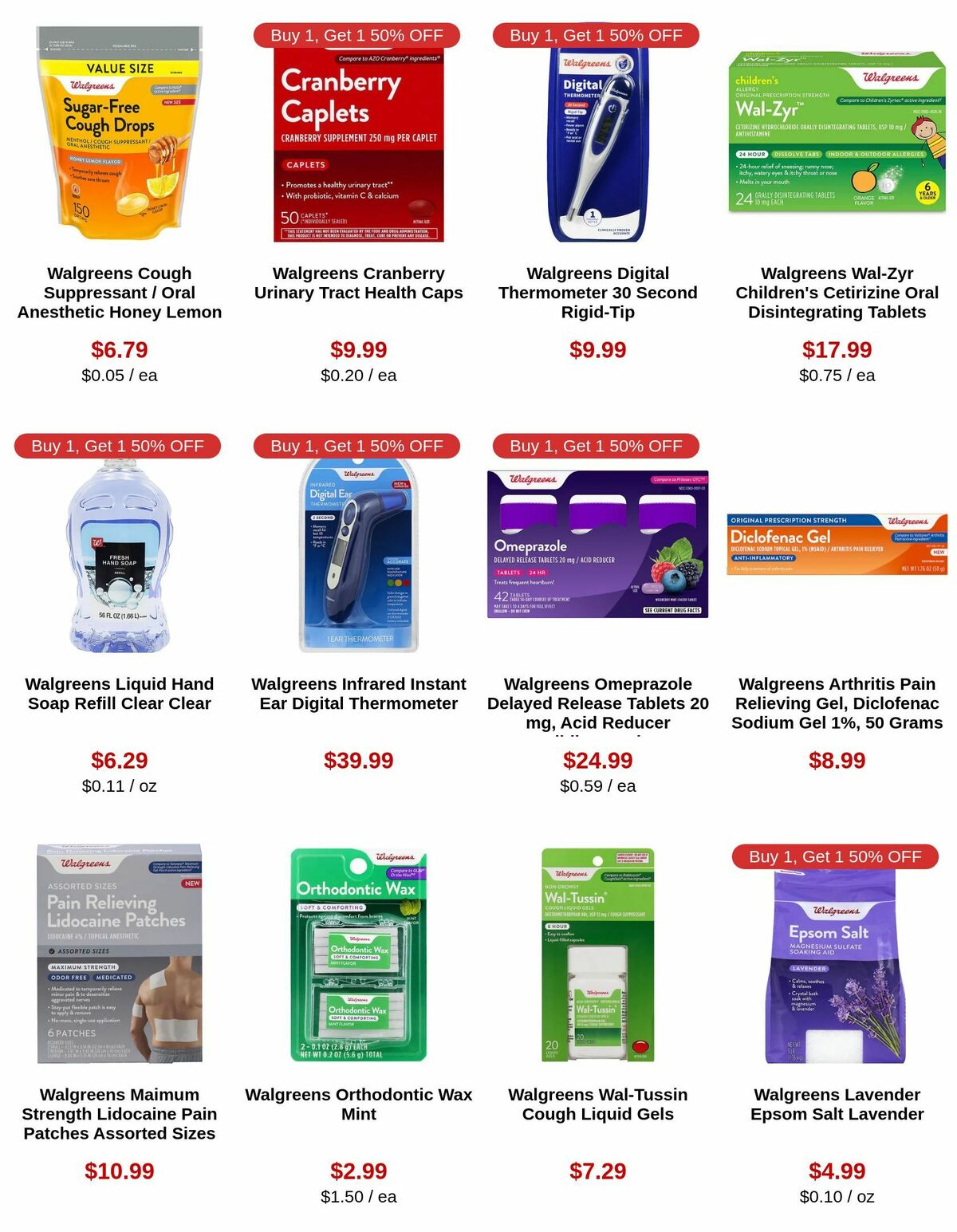 Walgreens Weekly Ad from July 19