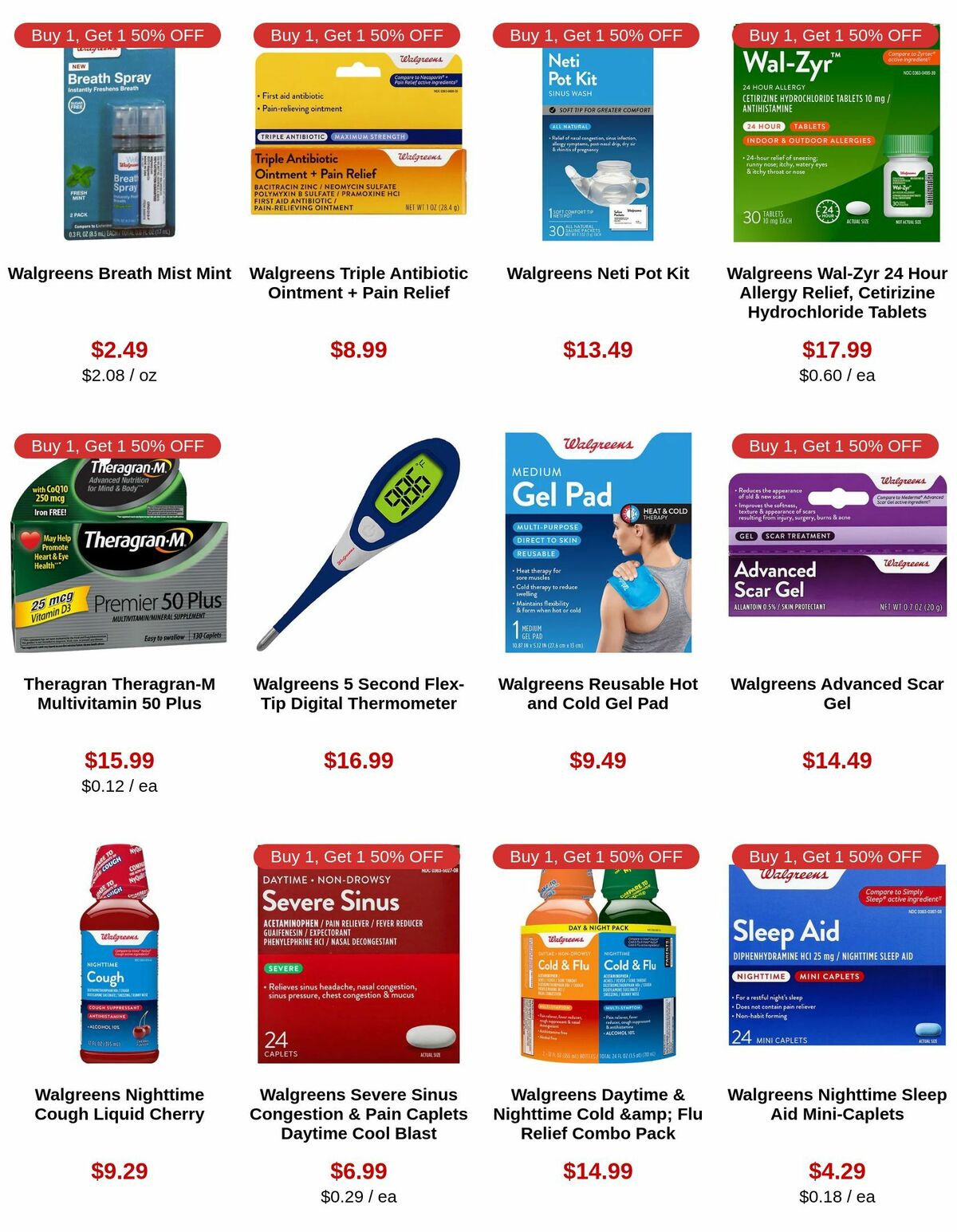 Walgreens Weekly Ad from July 19
