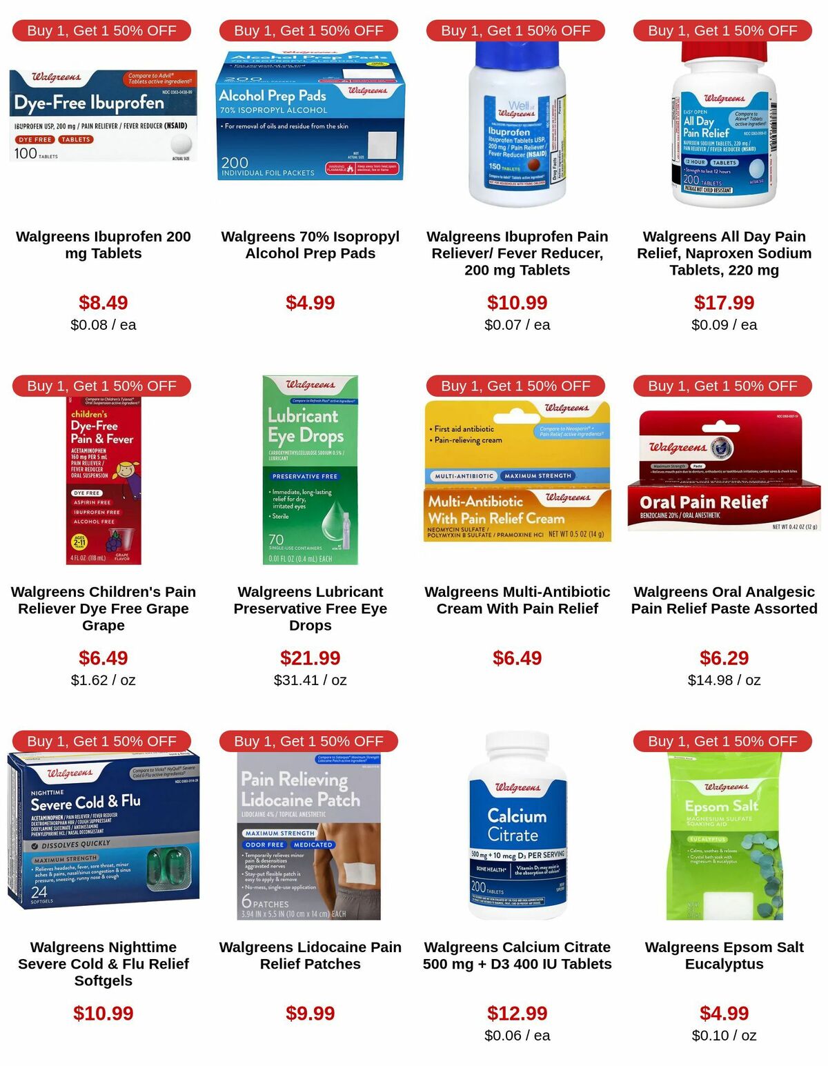 Walgreens Weekly Ad from July 19