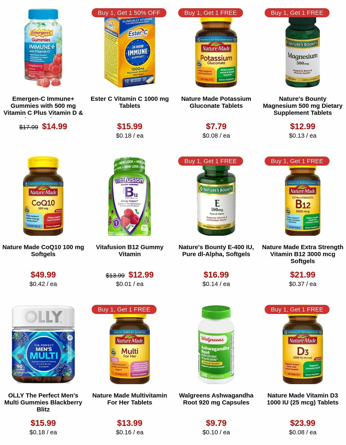 Walgreens Weekly Ad from September 29
