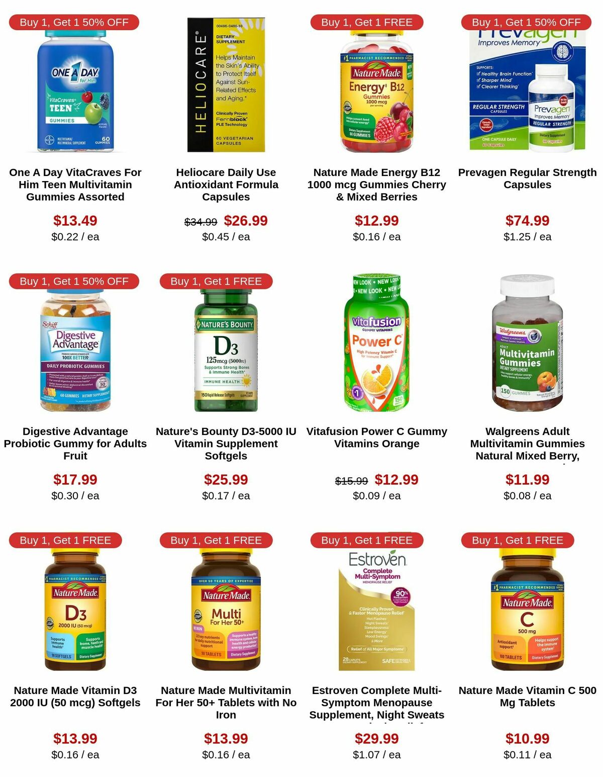 Walgreens Weekly Ad from September 29