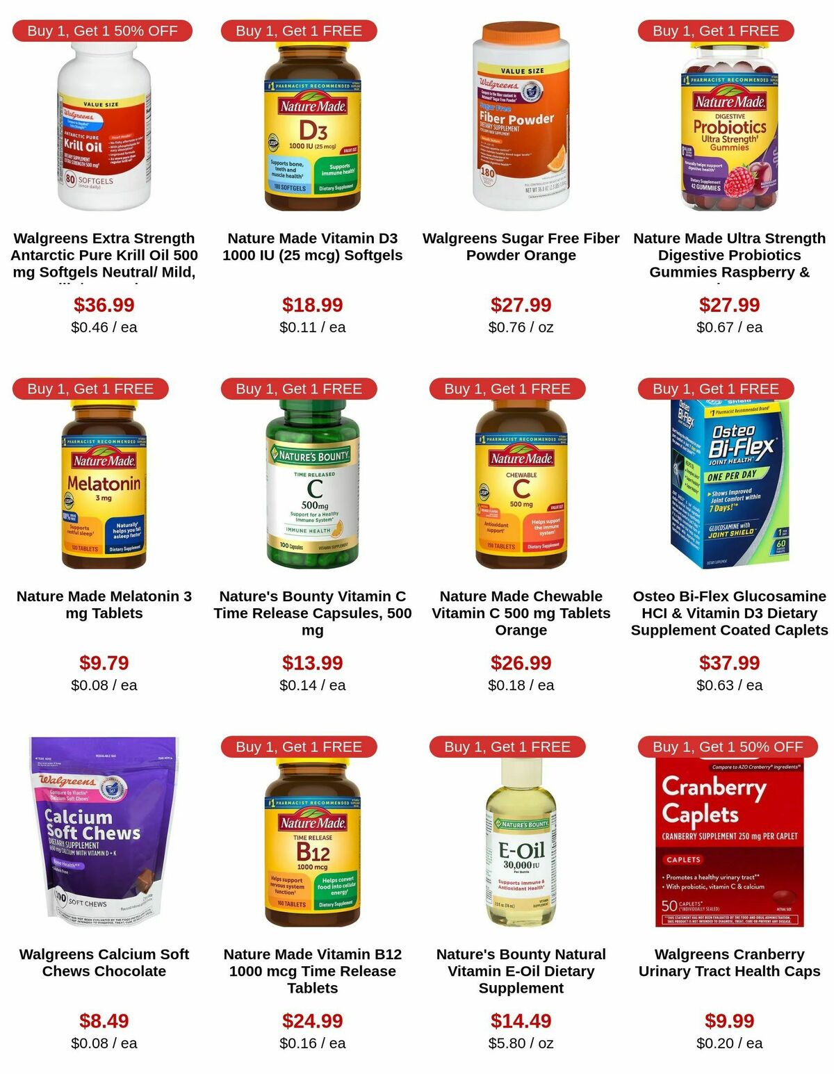 Walgreens Weekly Ad from September 29