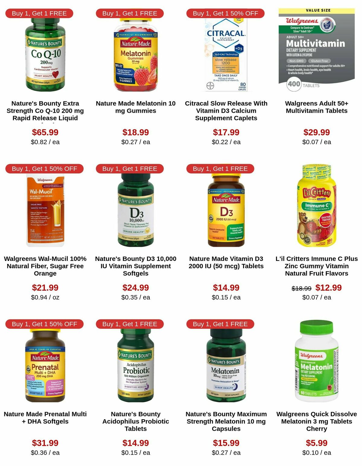 Walgreens Weekly Ad from September 29