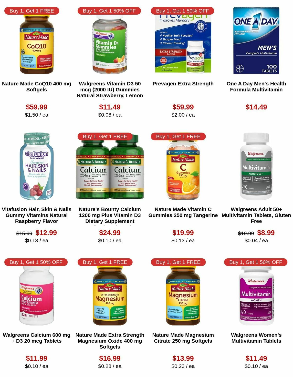 Walgreens Weekly Ad from September 29